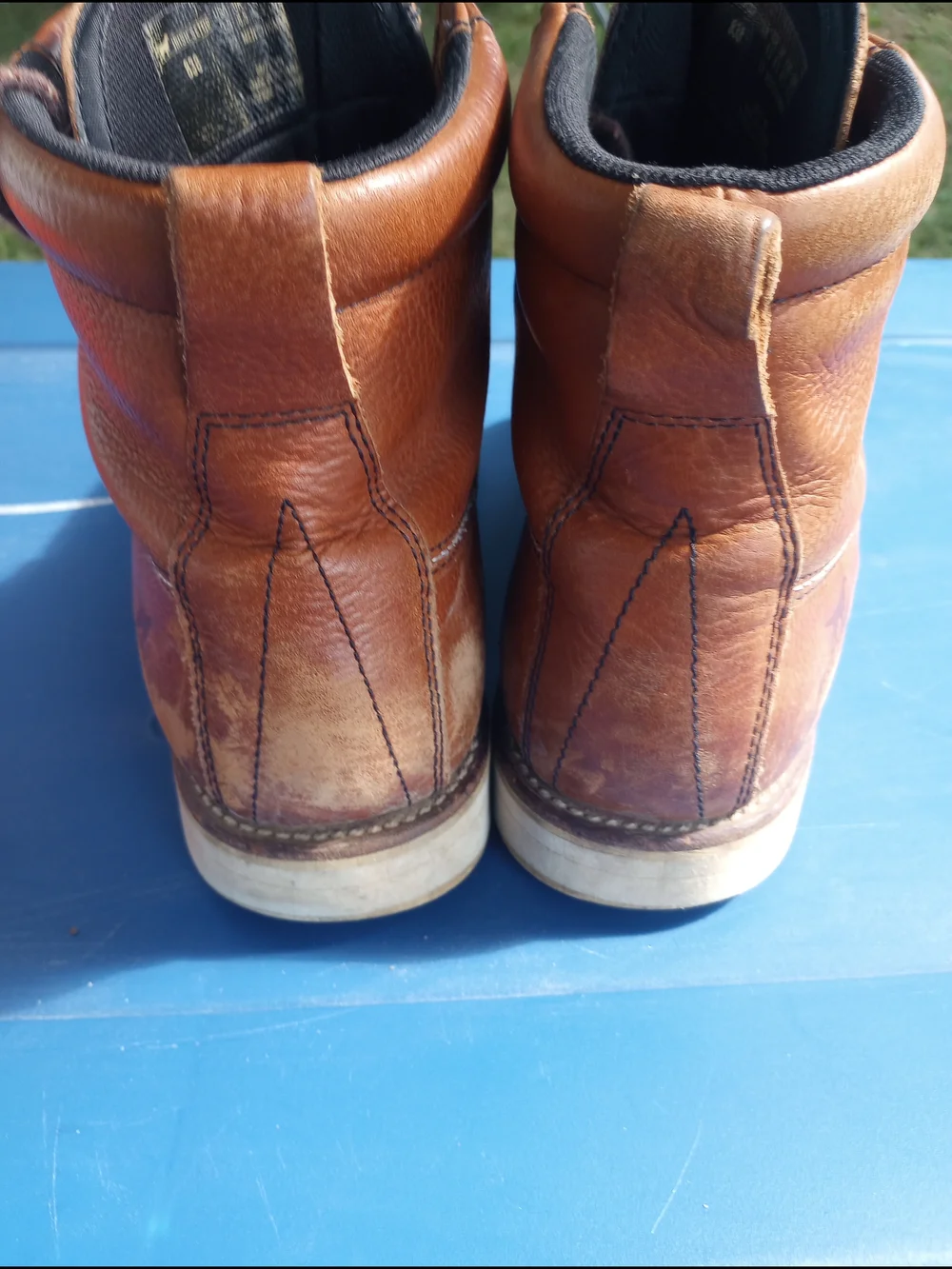 Irish Setter 838 Brown Leather Lace-Up Work Boots Size 9.5D